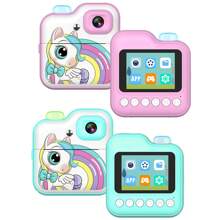 Instant Print Camera For Kids, Christmas Birthday Gift For 6 7 8 9 10 Years Old Girls, Kids Camera Instant Print, Portable Travel Camera Toy For 3-12 Years Old Girls, Fun & Educational Toy For Boys & Girls