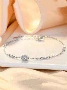 简约个性纯银小腰手链女生轻奢小众精致女性时尚优雅手饰送朋友礼物