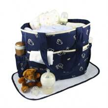 Jacki Design Student Lunch Bag - 藍白色 - 查看 3