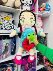 Peluche Muñeca Lara Campos - Rosa - Ver 3