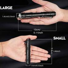 1pc 395nm UV Light Flashlight, Mini Portable Pen Lights For Leak, Pet Urine, Hotel Inspection, Dry Stain And Dye Detector Ultraviolet Invisible Ink Torch, Ore Money Scorpion Detection Lamp, Camping Accessories