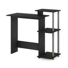 HOMLUX Efficient Laptop Desk, Tablet Computer Desk, Computer Table, Mesa De Computadora, Desk Set For Studying, Solid Wood Desk, Student Table, Home Office Desk, Study Table, Home Office Table, Small Table For Bedroom - 黑/灰 - 查看 2