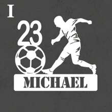 Customized Metal Logos For Football Decor, Basketball Decor, And Rugby Players,Room Decor Gifts For Football , Basketball, And Rugby Enthusiasts, Customized Wall Decorations For Football, Basketball, And Rugby Players, Player Name Logos, Gifts For Football Players, And Sports Wall Paintings Wall Decor Birthday Graduation