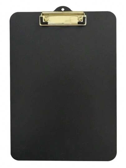 Prancheta Office Black Prendedor de Metal Black/Gold/Rose Gold