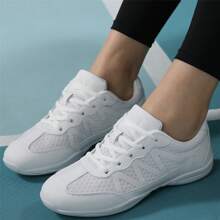 Women's Black Cheerleading Shoes, Girls Cheer Dance Shoes For Teenage Team Training, Competition, Cheering