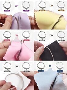 10 件珠宝清洁布，双面绒抛光布，柔软温和，恢复光泽，不损坏珠宝