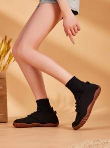 Damskie trampki codzienne, antypoślizgowe buty fitness, elastyczne dzianinowe wsuwane tenisówki, szerokie noski, buty do chodzenia na boso, odpowiednie do uprawiania turystyki pieszej, biwakowania, jogi, ćwiczeń