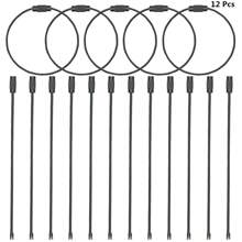 6/12/20pcs Stainless Steel Key Rings, Suitable For Luggage Tag, Key Holder, Key Chain, Kitchen Tools, Screw Jewelry Making, 4 Colors - One Size - View 17