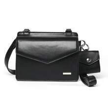 Men's Stylish Crossbody Bag With Coin Purse,Square Shoulder Bag Side Bag Sling Bag For Father's Day Gift,Commuting,Valentine's Day Gift Mini Bag - Multicolor - View 11