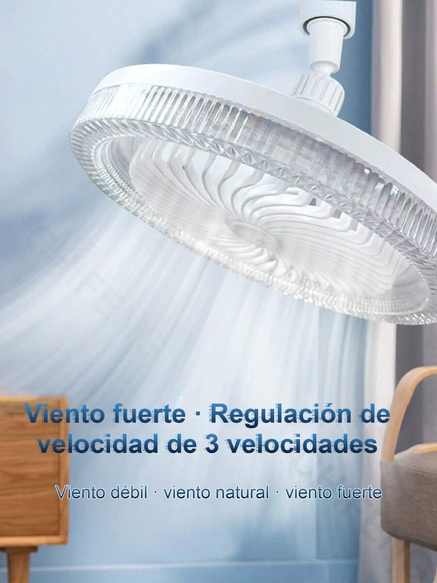 Portable LED Ceiling Fan Lamp, Home Energy-Saving Integrated Fan Light, Three-Color Light Fan With Smart Remote Control, Ceiling Fan Light, Remote Control, Modern Fan Light, Suitable For Living Room, Dining Room, Bedroom, Office