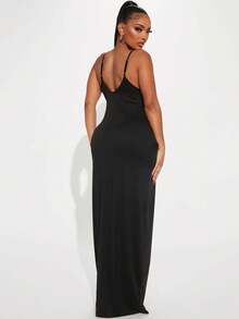 1pc Solid Color Casual Knitted Backless Pocket Mini Dress, Suitable For Date Night, Formal Dinner, Summer