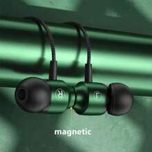 KZ Metal Hifi Wired Earphones 3.5mm AUX Connector With HD Mic Gaming Music Sport Headphones Bass Surround Sound Headsets L Bending 90 Degrees IN-Ear Earbuds