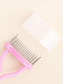 1 pieza Separador de pestañas con patrón de diamante, herramienta profesional de maquillaje de ojos para maquillaje diario, ayuda a separar las pestañas