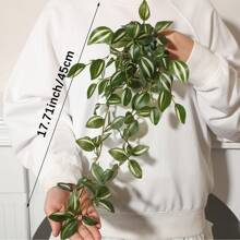 1/2/4pcs Artificial Plants, Hitchhike,Four Choices,A,Red Zebrina,Inchplant,B,Green Zebrina,C,Peperomia,D,Fittonia Inchplant Green Decorations Without Pots For Year Round Decorations, School Dormitory, Office Decorations, Parties, Birthdays, Home Decorations, Decorations For Hotels, Restaurants, Living Rooms, Bedrooms, Weddings, Kitchens And Garden Decorations