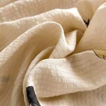 1 pièce Drap de lit à motif floral blanc, vague en forme de cœur, carreaux gris et blanc, rose bleue, fraise, ours à pois. Nouvelle série de draps moelleux nuages, impression à bulles, impression numérique fraîche. Protège-matelas pour lit simple, drap-housse antidérapant, convient pour dortoir d'étudiant, hôtel, lit simple/double, toutes saisons, lavable en machine - Multicolore - Voir 8