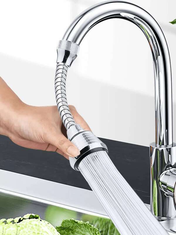 1 pièce Tête anti-éclaboussures de robinet en acier inoxydable, économiseur d'eau anti-éclaboussures classique pour la cuisine, de retour à l'école