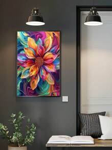 Bộ tranh kim cương 5D DIY, Nghệ thuật hoa nở, Màu sắc rực rỡ, Thiết kế độc đáo. Vải kim cương tròn, Khoan đầy đủ. Thích hợp cho trang trí tường nhà, phòng ngủ, lối vào, phòng học, phòng tắm và là món quà tuyệt vời - Nhiều màu - Xem 6