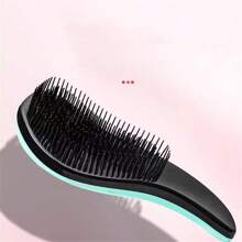 1 pieza Cepillo de pelo portátil mágico anudado antiestático, herramienta de peinado para masajear el cabelludo y prevenir la caída del cabello
