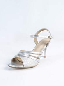 Sandalias de tacón alto de moda informales para mujer