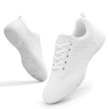 女士黑色啦啦队鞋，防滑透气轻便灵活啦啦队鞋，适合团队比赛训练