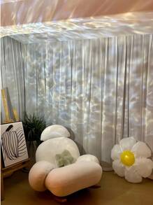 LED Projection Lamp With Arctic & Water Wave Effects, Remote Control, Multi-Color Ambiance, Suitable For Room Decoration, Various Holiday & Party Decor