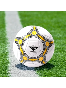 1 个足球，5 号，户外和室内学校体育活动，防爆，经典设计，适合训练练习