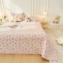 1 pieza Colcha acolchada de algodón impreso de grado A, ligera, transpirable, suave y duradera, adecuada para dormitorio, dormitorio, siesta en la oficina, sin almohadas ni fundas de almohada