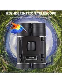 Zoom BAK4 HD Telescope Professional Powerful Binoculars, High Powered Mini Pocket Binoculars - Compact, Portable Design For Bird Watching, Hunting, Concerts, Travel & Sightseeing - Black, 10x Magnification, Lightweight & Easy To Carry, Theater Binoculars | Sleek Binocular Design | Lightweight Binoculars - Multicolor - View 6