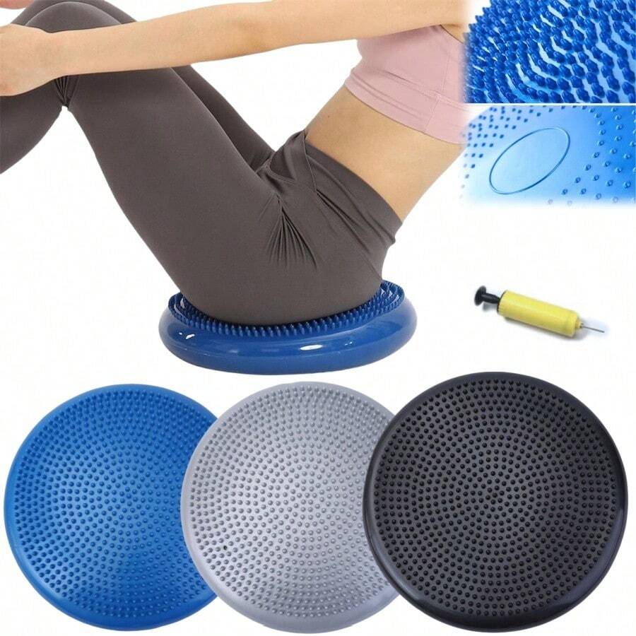 1pc Yoga Mat, Balance Pad, Massage Mat, Yoga Accessory, Gym Equipment