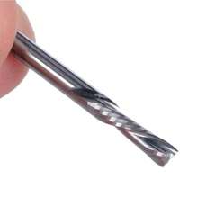 Herramienta Taladro Fresador Router Cnc 4mm. 2 lados cortados hacia abajo a la izquierda - Verde - Ver 3