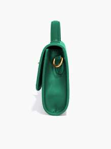 Womens Fashion Leather Clutch Bag Crocodile Print Evening Handbag Crossbody Tote Bag, Stylish Solid Color Clutch Bag, Multi-Functional Evening Bag Women Vintage Minimalist Faux Woven Texture Red Retro Flap Lock Large Capacity Clutch Bag, Handbag, Shoulder Bag Suitable For Evening Parties, Daily Wear, Fashionable Clutch Bags For Woman, Party Bags,Perfect For Party Wedding Prom Dinner/Banquet Matching With Holiday Party Dress Evening Dress & Sequin Dress, Purses And Bags Women - 綠色 - 查看 7