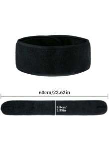 1/3 件 Spa 头带柔软可调节洗脸头带毛巾布弹力化妆巾适用于洗脸、淋浴、面膜、瑜伽返校