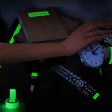 Nastro antiscivolo adesivo che si illumina al buio, adesivo luminoso per gradini, palcoscenico, parete, moto, auto, strisce riflettenti