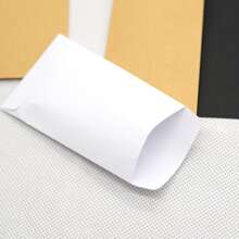 50 Bolsas de papel kraft mini sobre tarjetas de invitación de boda, tarjetas de saludo y bolsas de regalo, Navidad - Multicolor - Ver 9