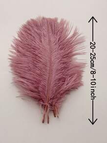 5pcs Artificial Ostrich Feather 20-25cm For Jewelry Making DIY Wedding Home Decoration Artificial Feather Table Centerpiece Crafts Clothes Accessories Cake Decoration - Multicolor - View 19