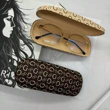 4pcs Glasses Storage Box New Compression-Resistant Flat Light Glass Storage Box High-End Fashion Letter Box Suitable For Glasses, Watches, Jewelry