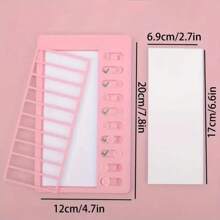 10pcs Blank Chore Chart, 1 Pack Plastic Checklist Board With 10 Detachable Cardstock To Do List For Home Routine Planning.Family Calendar, Detachable Blank Planner, Weekly Chore List, Self-Discipline Card Game, Good Habits Planner, Detachable Daily Planner And Self-Management Checker Board,School Supplies,Back To School - Multicolor - View 3