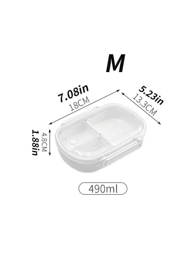 1個 ミニマリストなスタイリッシュな食品保管ボックス、ポータブルフルーツ弁当箱、冷蔵庫用食品保鮮ボックス、電子レンジ対応ランチボックス、アウトドアミールボックス、学生用ランチボックス、学校用品 - ホワイト - 見る 13
