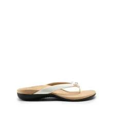 Women's Low Wedge Flip Flops Bow Knot Arch Support Orthopedic Thong Slides Sandals Comfortable Dress Walking Summer Vacation Sandals Shoes - 白色 - 查看 5
