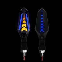 2pcs LED Flow Lights, 12V Motorcycle Conversion Parts For Street-Sport-Motorcycles, Room Electrical/Hard Wiring, Without Battery - Multicolor - View 16