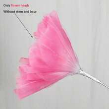 Flor Grande Artificial de Gaze Vermelha e Peônia Simulada, Flor Artesanal para Decoração Doméstica, Casamento, Cenário de Fotos, Decoração de Vitrine