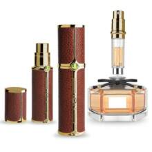 1Pcs Refillable Travel Perfume Atomizer Bottle, Elegant Luxury Pocket Perfume Dispenser Pump, Travel Perfume Atomiser, Outdoor Sunscreen Spray Bottle, Cologne Dispenser, Portable Size Sprayer Bottle For Traveling 5ML