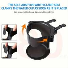 1pc Premium Car Cup Holder, Compatible With Air Vent, Car Air Vent Cup Holder Clip, Portable Beverage Bottle/Drink Cup Rack, Car Accessories