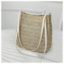 Women Straw Woven Handbag Large Rattan Basket Beach Bag Summer Female Messenger Crossbody Bags Girls Small Beach Handbags New