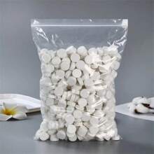 25/50/100 pièces Serviettes jetables compressées, lingettes nettoyantes emballées transparentes, lingettes pour le visage compressées portables pour les voyages, lingettes démaquillantes