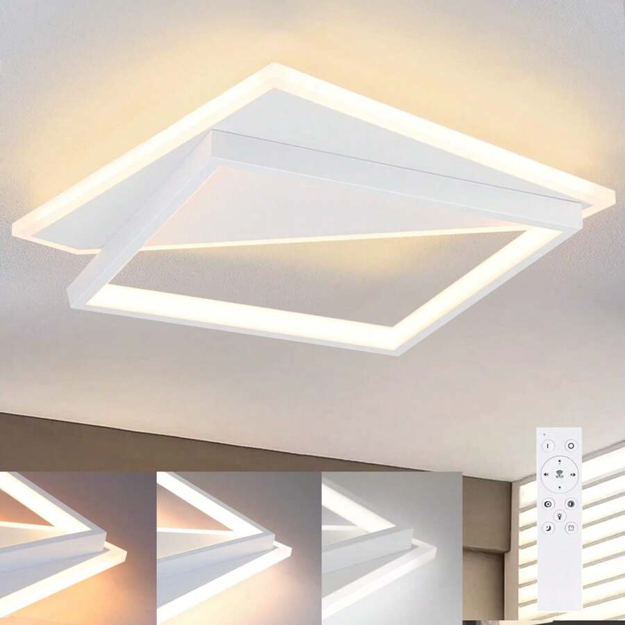 Ceiling Lamp Modern Ceiling Lamp LED 40W Lamp 30CM/40CM Living Room Bedroom Lights Remote Control Dimmable White Living Room Light Design Kitchen Lights Kitchen Lights Kitchen Corridor Ceiling Lights - White - View 1