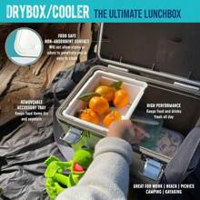 Air Tight, Drybox Cooler And Small Hard Shell Lunchbox For Men And Women