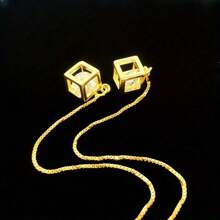 LOVESSOM 925银0.5克拉*2颗莫桑石立方体吊坠耳环经典时尚男女耳环，适合婚礼派对、宴会、度假、约会、母亲节、父亲节、复活节、万圣节、圣诞节、生日、周年纪念日、礼物 - 0.5克拉+0.5克拉 - 查看 7