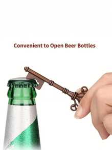 1pc Vintage Crown-Shaped Bottle Opener, Suitable For Bar Or Home, Bar Tools, Wedding Party Favor, Kitchen Gadget, Wedding Gift, Keychain Pendant, Gift For Father