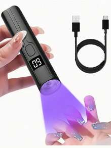 1 件便携式 UV LED 指甲灯 手持式 UV 指甲灯，1 件 3W 灯珠 指甲烘干机 专业指甲烘干灯 凝胶 X 灯 适用于凝胶指甲 闪光灯 适用于凝胶指甲 LED 指甲灯 便携式迷你指甲烘干机 凝胶抛光 指甲胶 凝胶 USB 手电筒 家庭 DIY 美甲 美甲工具 送给女孩的最佳礼物 - 彩色 - 查看 16